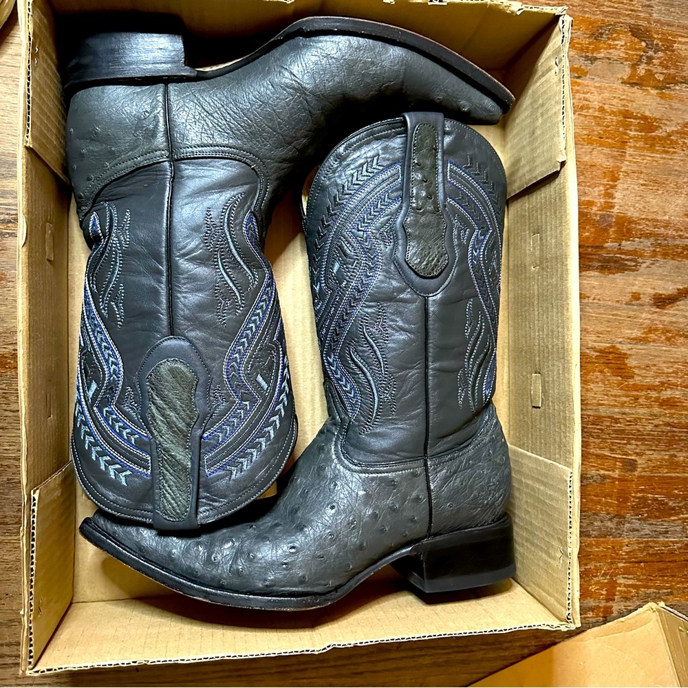 Ostrich boots